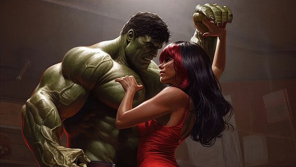 Hulk And Red She Hulk In Love 4k - hdwallpaper4k