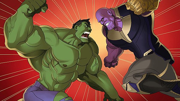 Hulk And Thanos - hdwallpaper4k