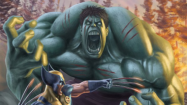 Hulk And Wolverine - hdwallpaper4k