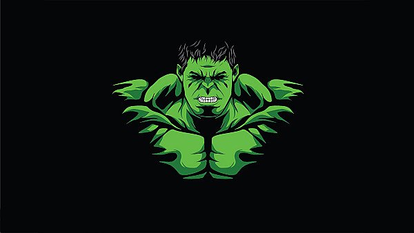 Hulk Minimal Design - hdwallpaper4k