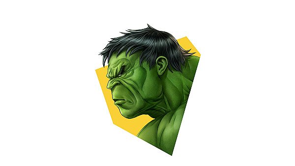 Hulk Simple Minimalism - hdwallpaper4k