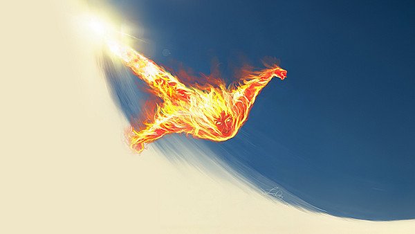 Human Torch In The Fantastic Four First Steps - hdwallpaper4k