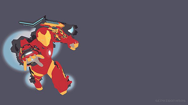 Invincible Iron Man Mk 51 Vector - hdwallpaper4k