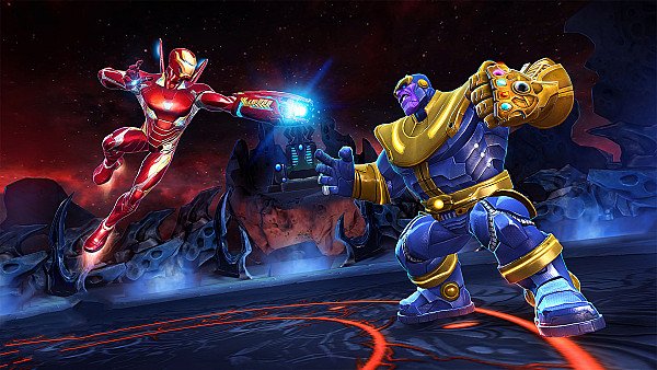 Iron Man And Thanos Marvel Contest Of Champions - hdwallpaper4k