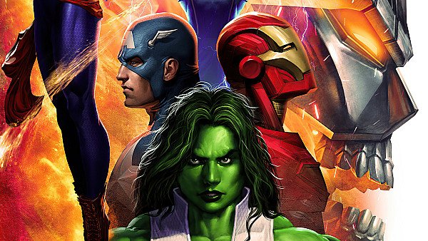 Iron Man Captain America She Hulk 4k - hdwallpaper4k