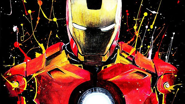 Iron Man Color Paint Art - hdwallpaper4k