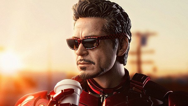 Iron Man Drinking Coffee - hdwallpaper4k