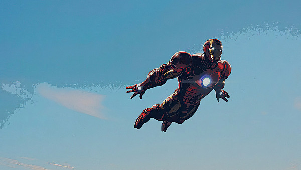 Iron Man In Sky - hdwallpaper4k