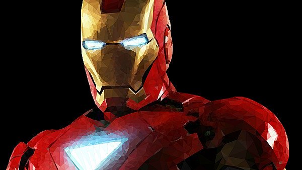 Iron Man Low Poly 4k - hdwallpaper4k