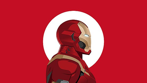 Iron Man Minimal 4k - hdwallpaper4k