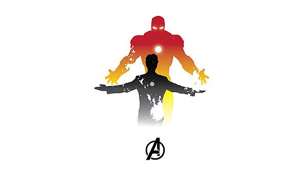 Iron Man Minimalism 5k - hdwallpaper4k