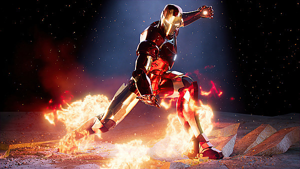 Iron Man On Fire 4k - hdwallpaper4k