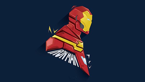 Iron Man Pophead Minimal 5k - hdwallpaper4k