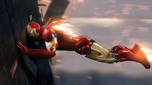 Iron Man Pushing Wall 8k - hdwallpaper4k