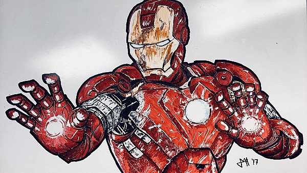 Iron Man Sketch Fan Art - hdwallpaper4k