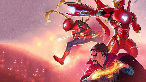 Iron Man Spiderman Doctor Strange Infinity War Hereos - hdwallpaper4k