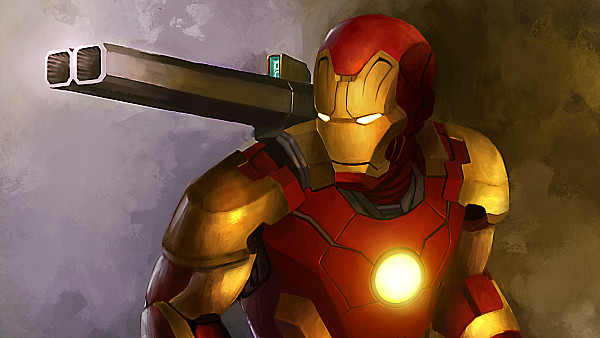 Iron Man With Weapon - hdwallpaper4k