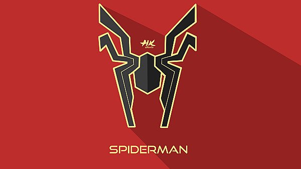 Iron Spider Infinity War Logo wallpaper