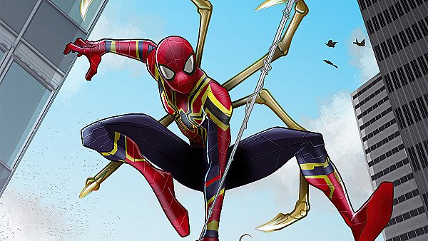 Iron Spider New Suit Artwork wallpaper