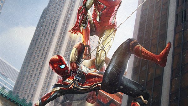 Iron Spider Vs Ironman wallpaper