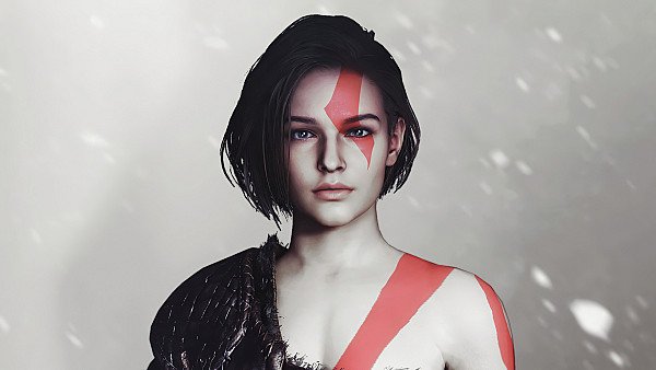 Jill Resident Evil X Kratos God Of War 4k - hdwallpaper4k