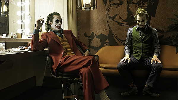 Joker And Heath Ledger Art - hdwallpaper4k