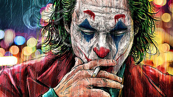 Joker Cigratte Smoking Artwork - hdwallpaper4k