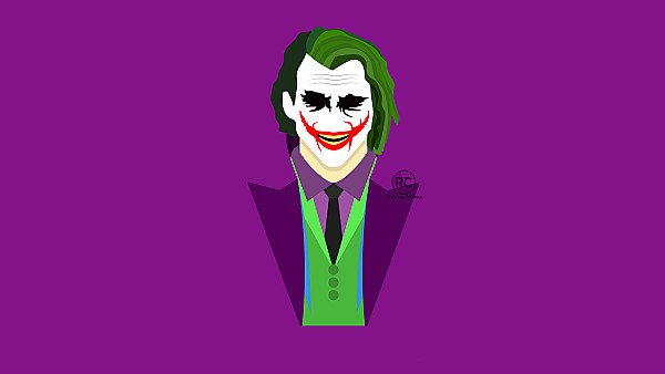 Joker Heath Ledger Artwork - hdwallpaper4k