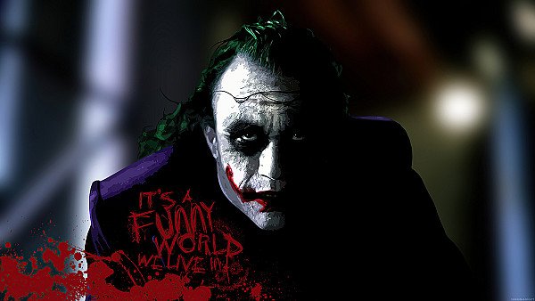 Joker Its Funny World We Live - hdwallpaper4k