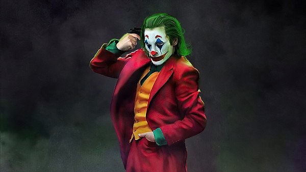 Joker On Head Gun Point - hdwallpaper4k