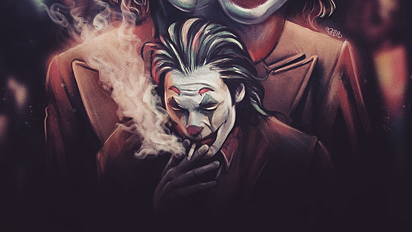 Joker Smoker Art - hdwallpaper4k