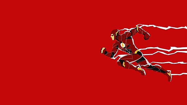 Justice League Flash Minimalism - hdwallpaper4k