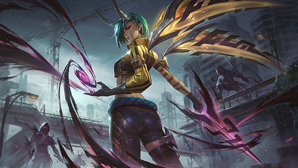 Kaisa Ink Shadow Warrior Golden Ink League Of Legends - hdwallpaper4k