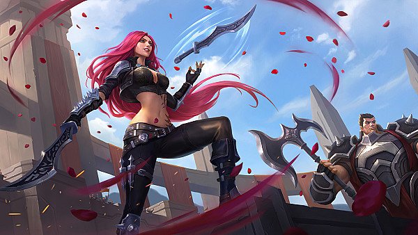 Katarina League Of Legends Sword 4k - hdwallpaper4k