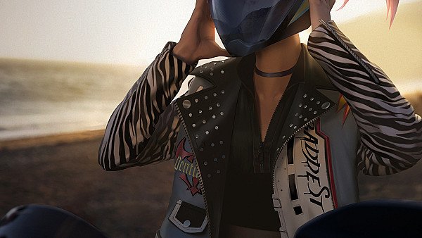 Kda Akali Bike Helmet - hdwallpaper4k