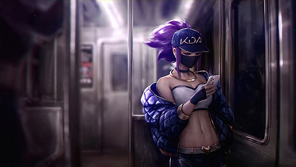 Kda Akali Train 5k - hdwallpaper4k