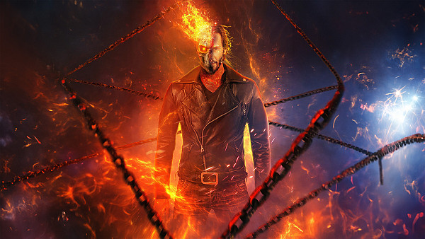 Keanu Reeves As Ghostrider - hdwallpaper4k