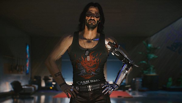 Keanu Reeves As Johnny Silverhand Cyberpunk 2077 - hdwallpaper4k