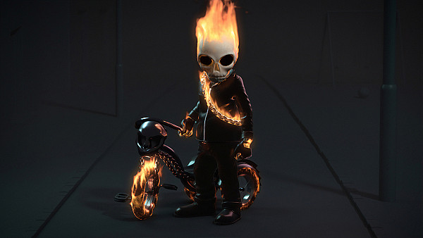 Kid Ghost Rider - hdwallpaper4k