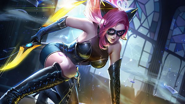 King Glory Pink Hair Cat Woman 4k - hdwallpaper4k