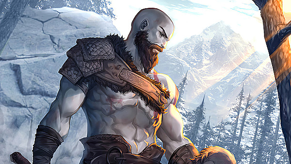 Kratos And Atreus God Of War Art - hdwallpaper4k