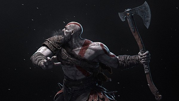 Kratos Hitting With Axe 4k - hdwallpaper4k