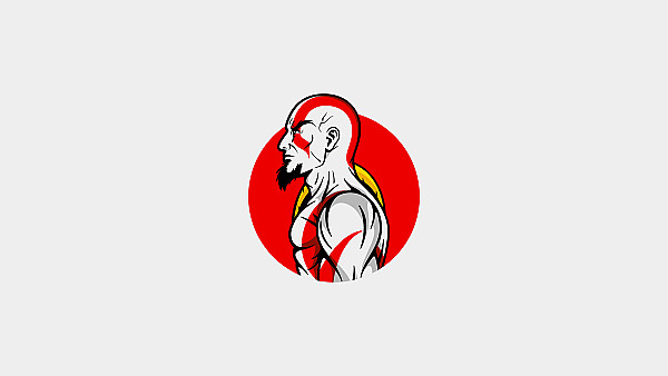 Kratos Minimal Art 4k - hdwallpaper4k