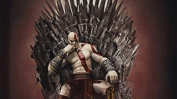 Kratos On Thrones - hdwallpaper4k