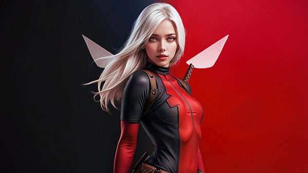 Lady Deadpool Lethal Charm - hdwallpaper4k