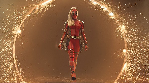 Lady Deadpool Red And Reckless - hdwallpaper4k