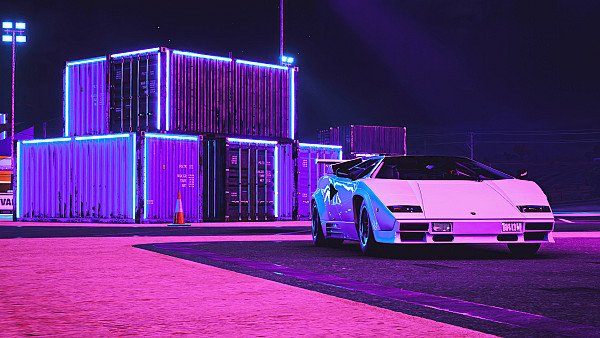 Lamborghini Countach Forza Horizon 5 - hdwallpaper4k