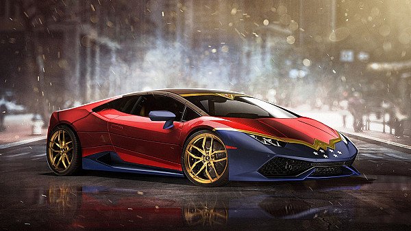 Lamborghini Huracan Wonder Woman - hdwallpaper4k