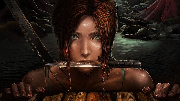 Lara Croft 4k Art wallpaper