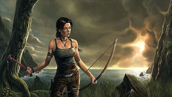 Lara Croft 8k Artwork wallpaper